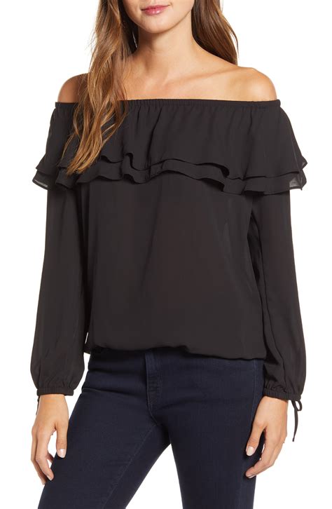 michael kors off shoulder top.